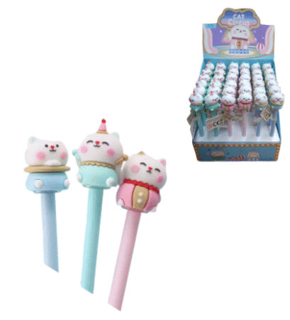Stylo bille chaton cirque x36