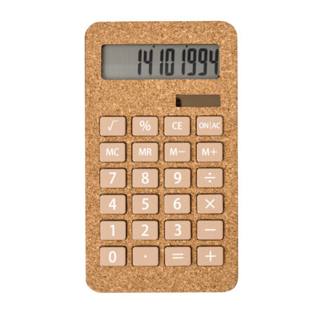 Calculatrice à 10 chiffres en liège