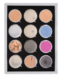 Cendrier de poche, décors assortis x24 pcs