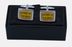 Boutons de manchettes ' Father of the bride '
