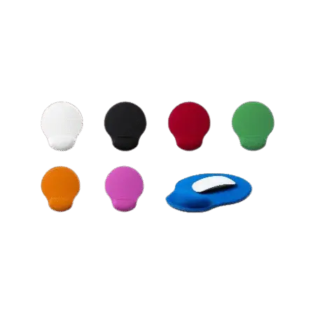Tapis de souris en polyester doux couleurs assorties