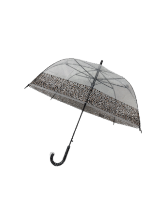 Parapluie automatique, cloche transparent  thème " Tigré "
