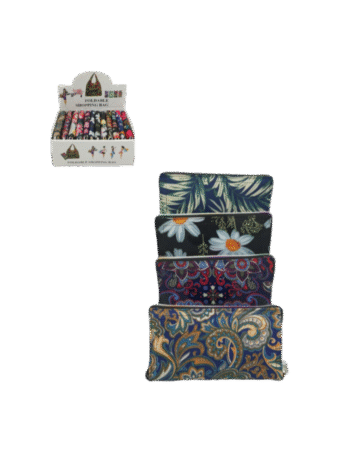 Présentoir de shopping bags, motifs assortis x12 pcs