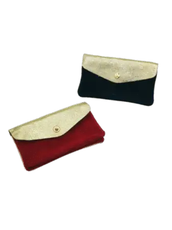 Compagnon velour bicolore gold  couleurs assorties