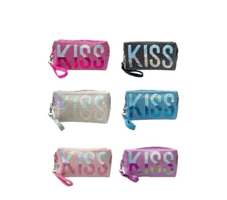 Pochette texte "kiss"