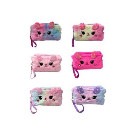 Pochette chat en polyester