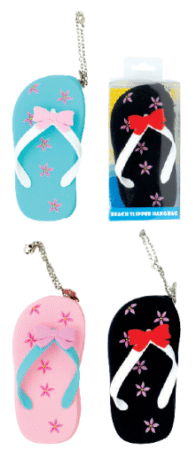 Trousse en silicone, forme tongue, couleurs assorties, x 12 pcs