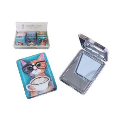 Miroir rectangulaire motifs chats