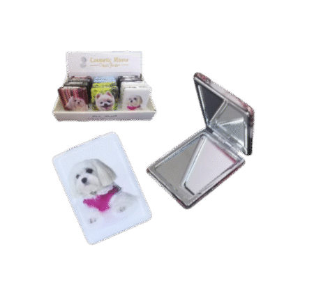 Miroir rectangulaire motifs chien