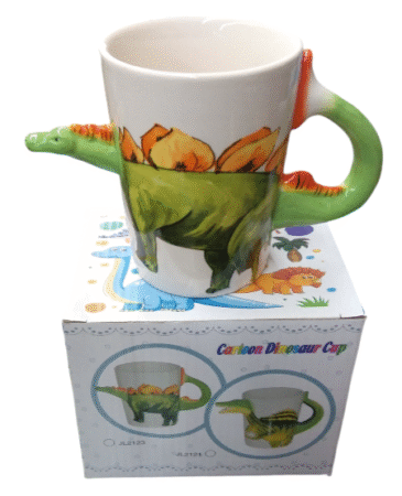 Tasse en céramique poigneé Dino modeles assortis