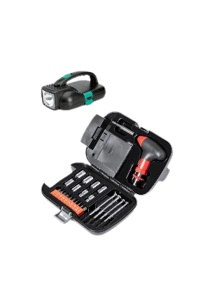 Coffret outillage avec torche 24 accessoires