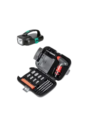 Coffret outillage avec torche 24 accessoires