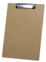 Support d'écriture format A4, en bois medium
