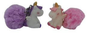 Porte-clés enfant licorne couleurs assorties