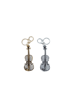 Porte-clés violon strass modèles assortis