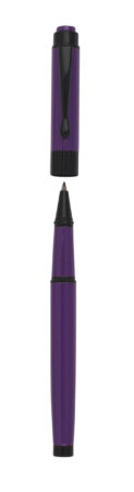Roller laqué violet attributs laqués noirs