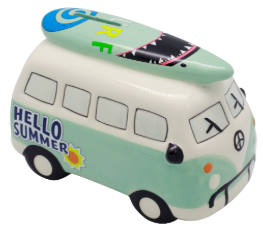Tirelire en céramique combi VW