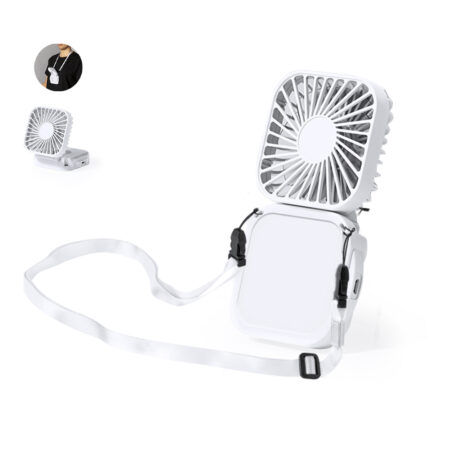 Ventilateur portable en ABS robuste.