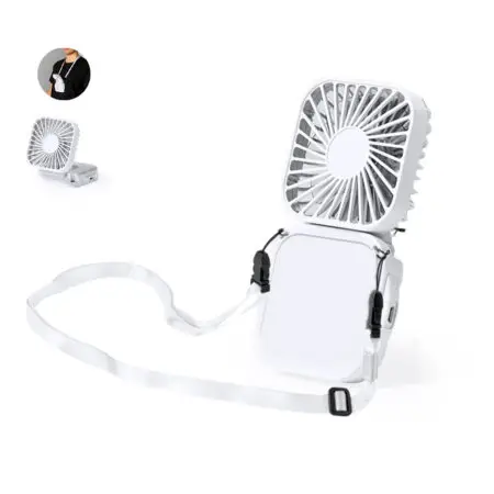 Ventilateur portable en ABS robuste.