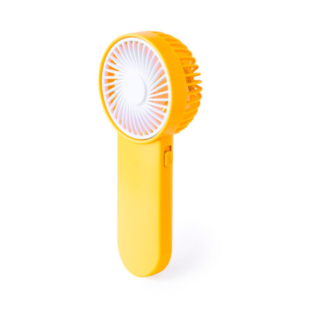 Ventilateur à main en ABS dans une gamme de couleurs vives.
