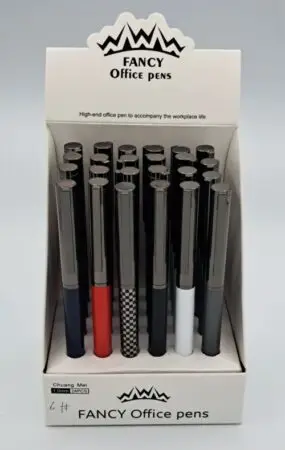 Stylo bille mécanisme twist modèles assortis x24