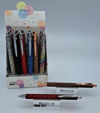 Stylo bille retractable modèles assorties x24