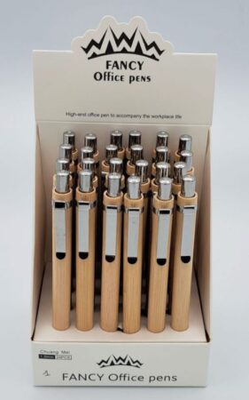 Stylo bille retractable modèles assorties x24