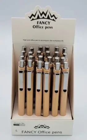Stylo bille retractable modèles assorties x24