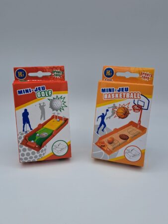Mini jeu de sport assortis foot- baseball-basketball x16