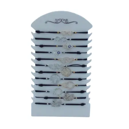 Bracelets fins métal et strass differents motifs X12