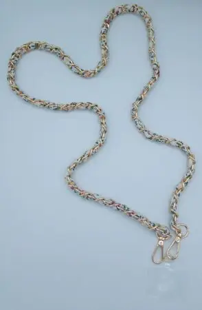 Collier accroche téléphone motif fleur