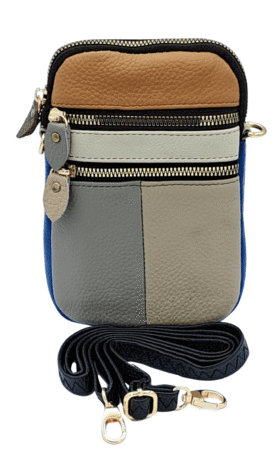 Sac à bandouliere amovible, unisex multicouleur en cuir PP 19x13x3cm